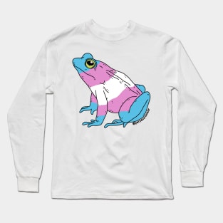 Trans Pride Frog Long Sleeve T-Shirt